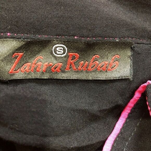 Zahra Rubab Designer Dress Size S Womens Silk - Picture 8 of 8